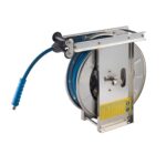 Low Pressure Stainless Steel Retractable Hose Reel with Hose, 15/20m Capacities