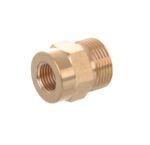Brass MF Coupling with M14 Internal Bore