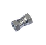 Plated Steel Screw Coupling, Female x Female