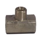 Brass Block Coup 3/8"M x 3/8"F x 3/8"F