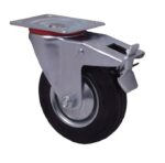 Castor with brake