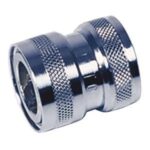 Low Pressure QR Coupling For 1/2" & 3/4" Nipple Chrome Plated Brass
