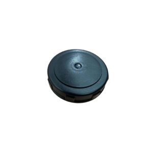 4″ External Spring Vented Black Lid