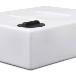400 Litre Flat Tank – 8" Int Plain